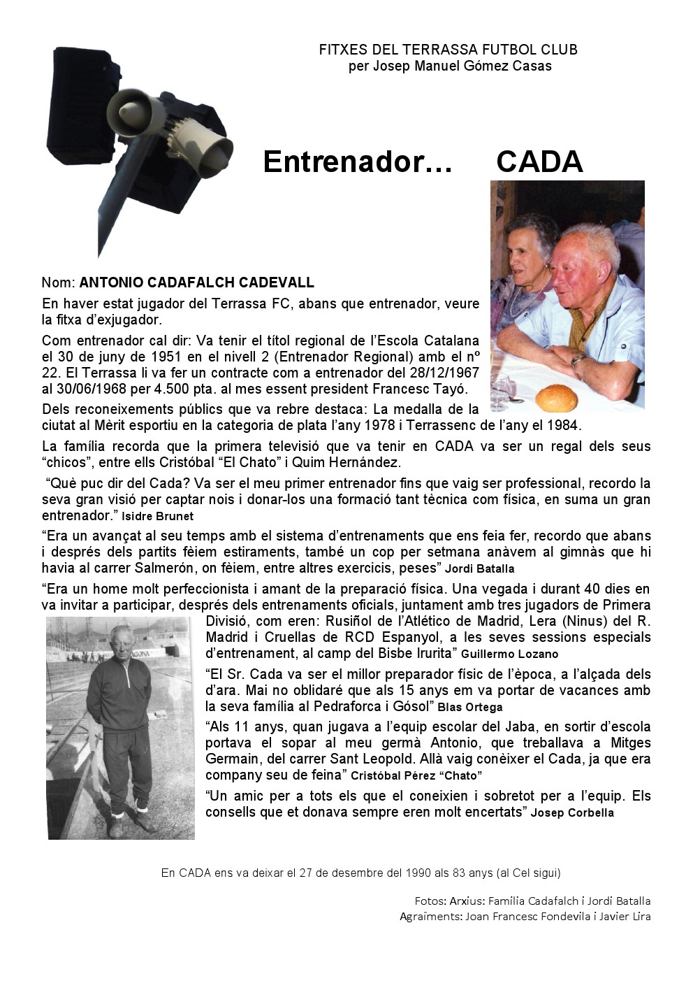 Fitxa Cada Entrenador