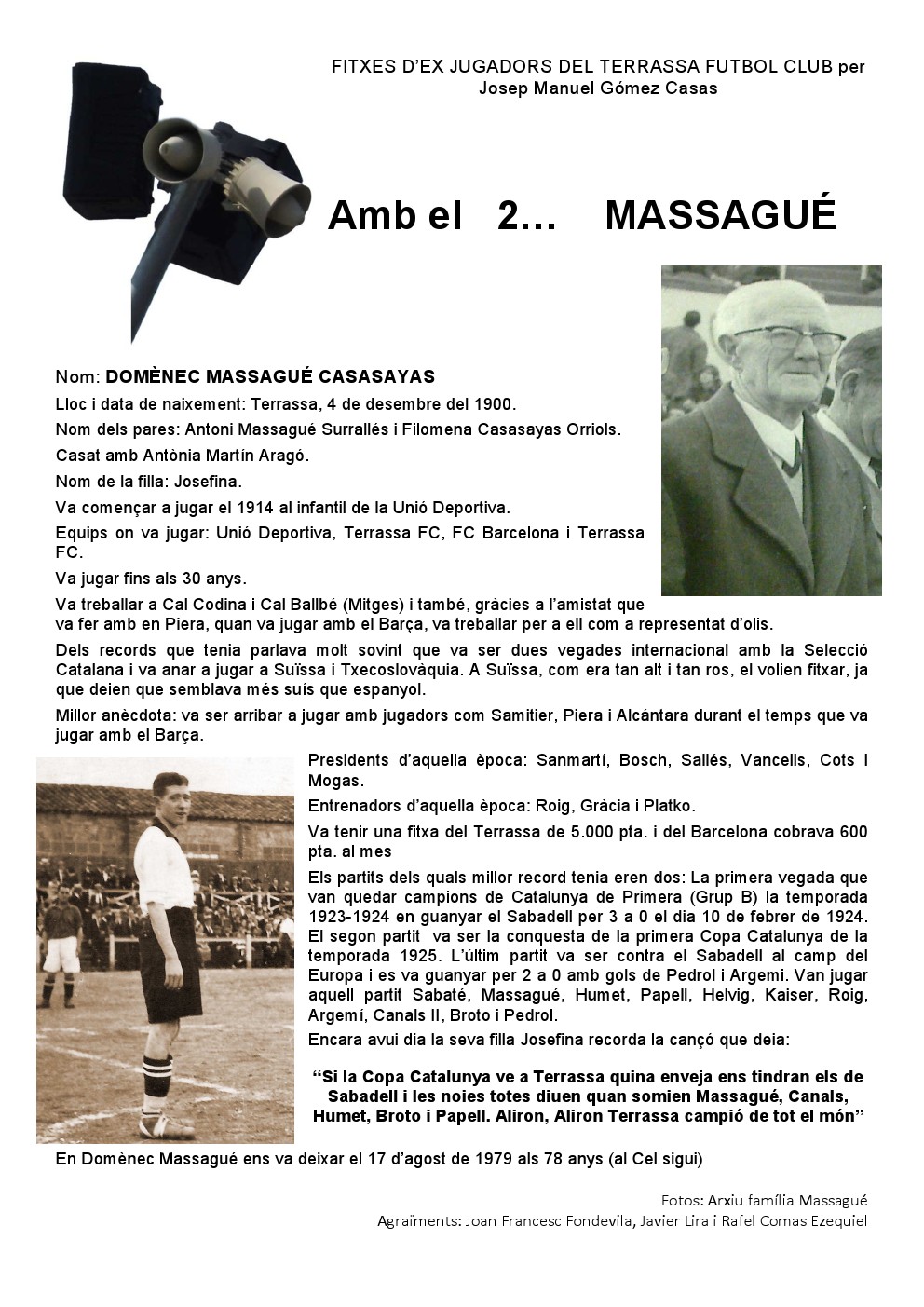 Fitxa Massagué