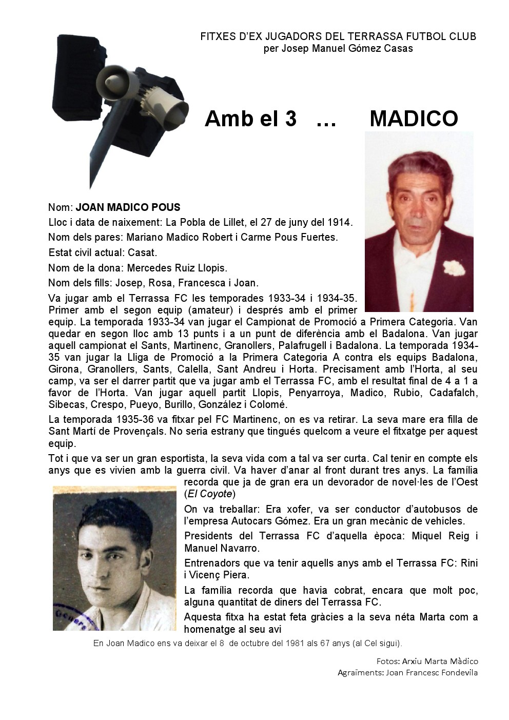 Fitxa Mádico