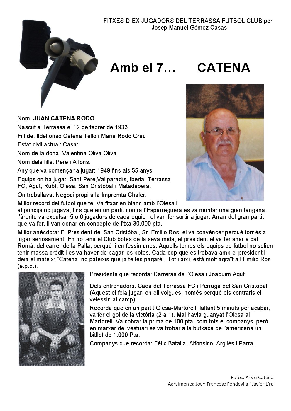 Fitxa Catena