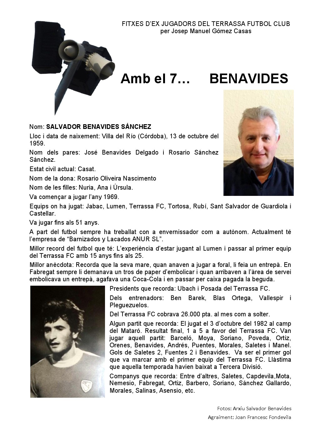 Fitxa Benavides