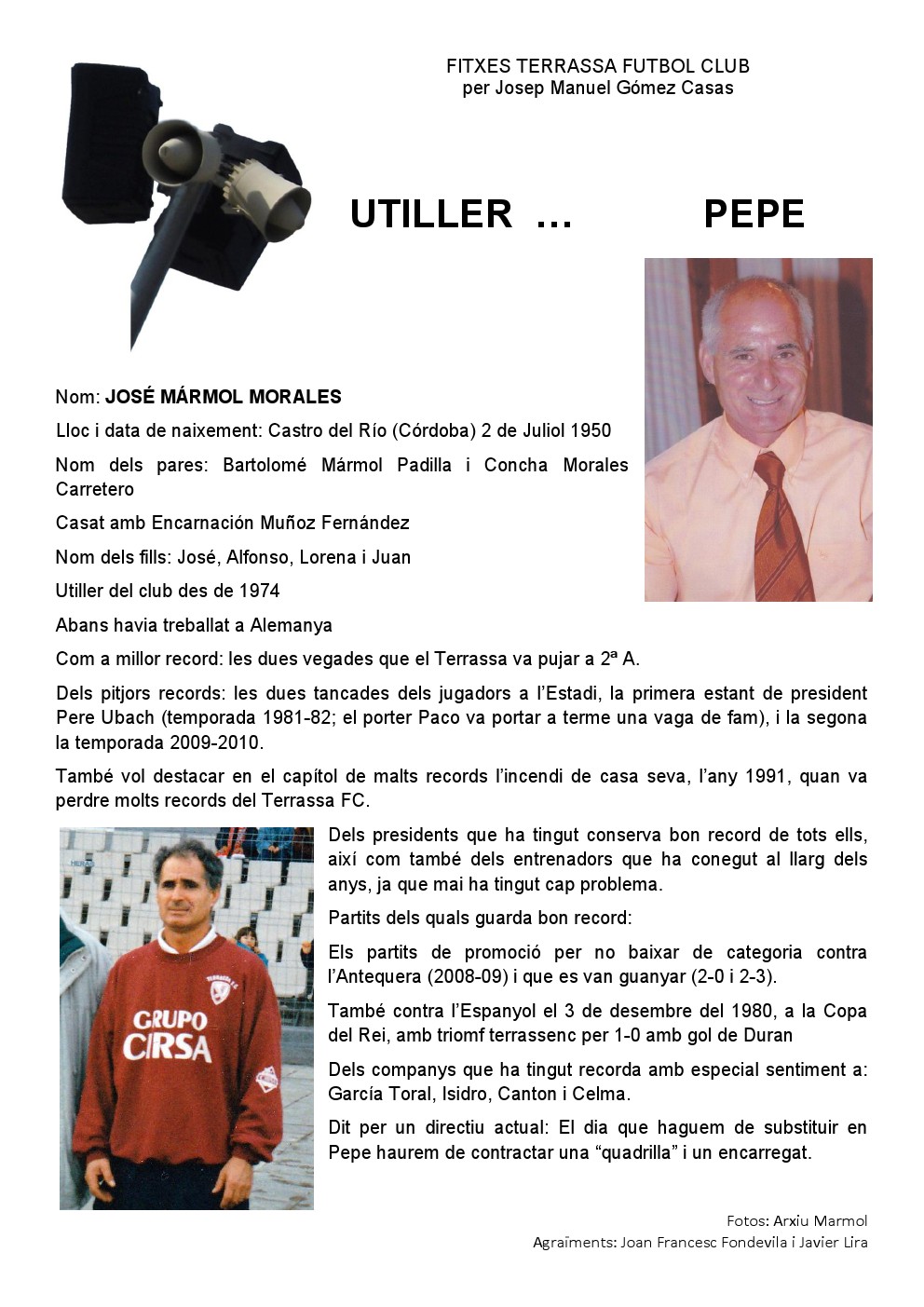 Fitxa Pepe Marmol
