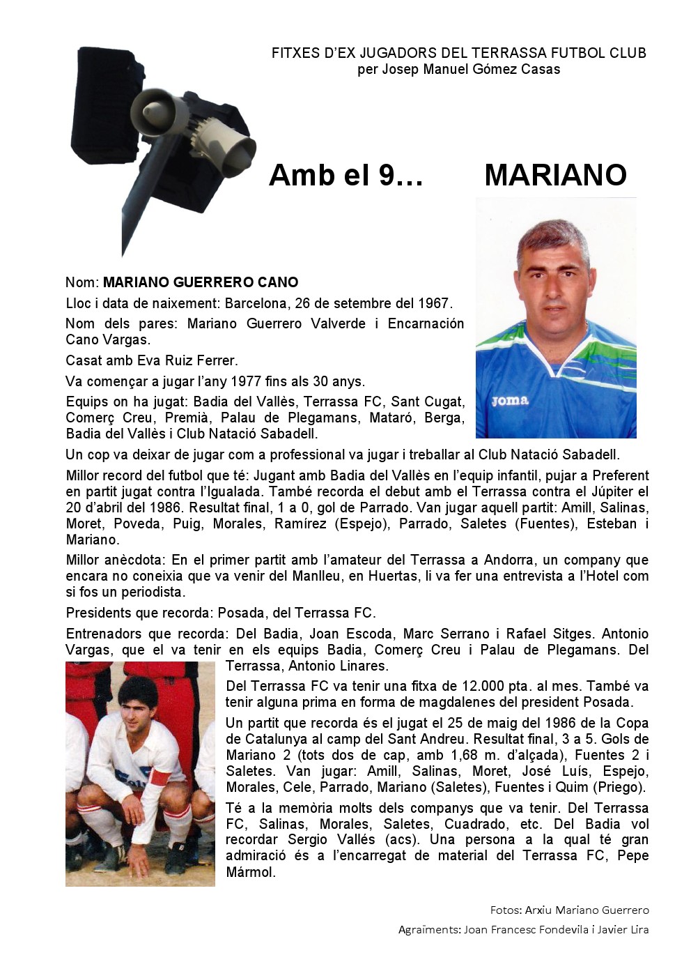 Fitxa Mariano