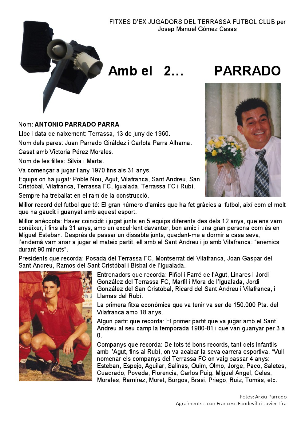 Fitxa Parrado Parra
