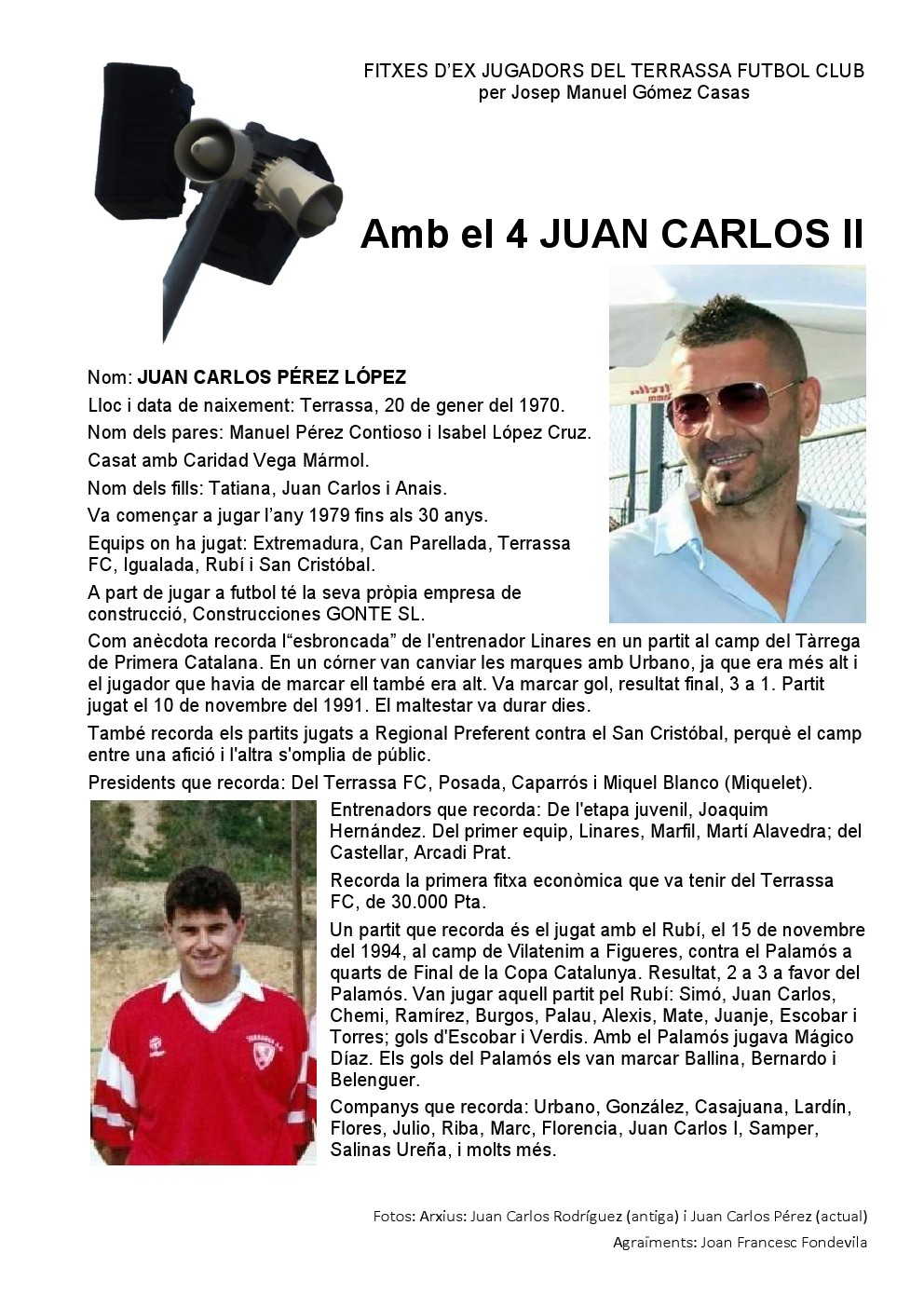 Fitxa Juan Carlos Perez II