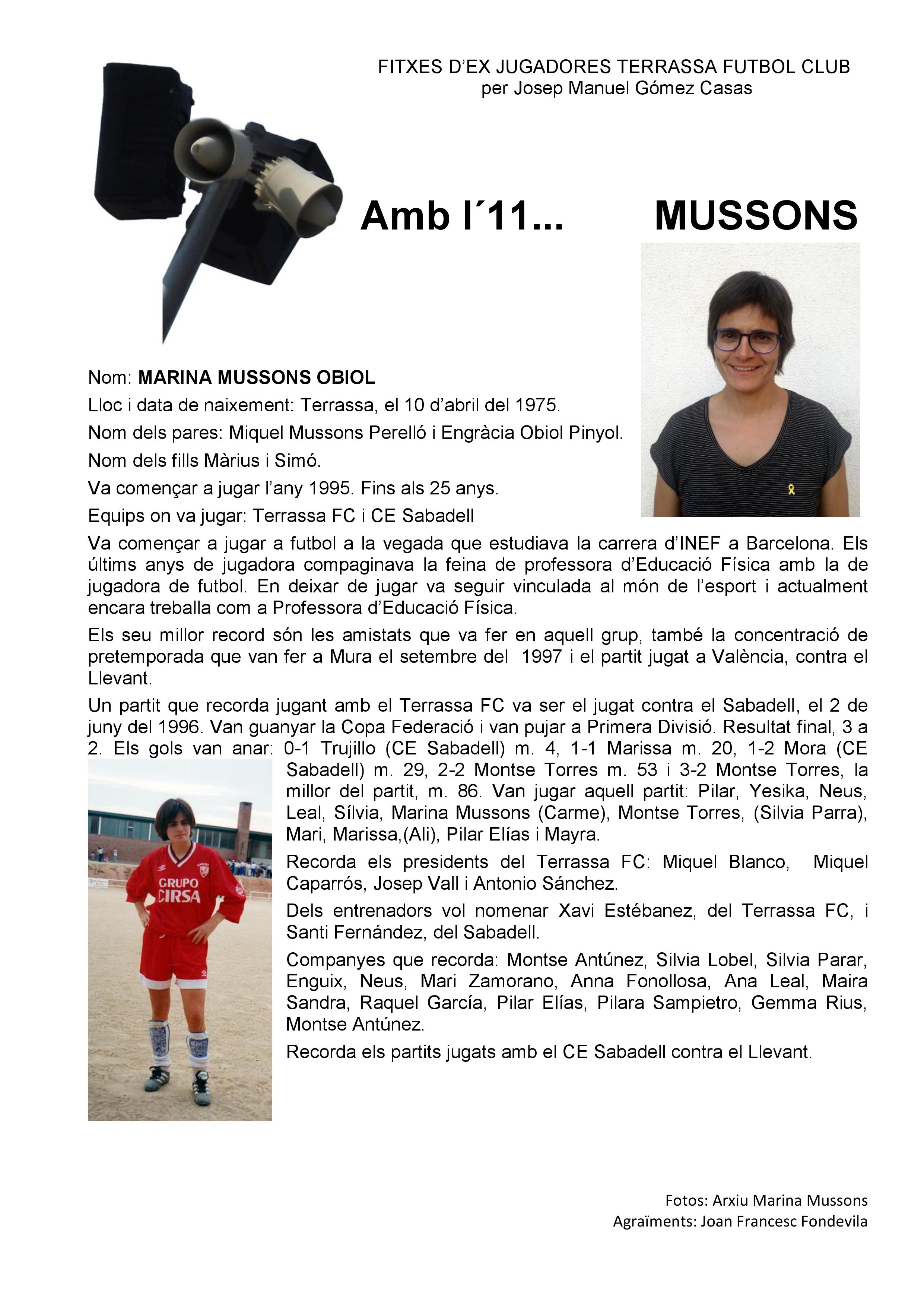 Marina Mussons Obiol 1975