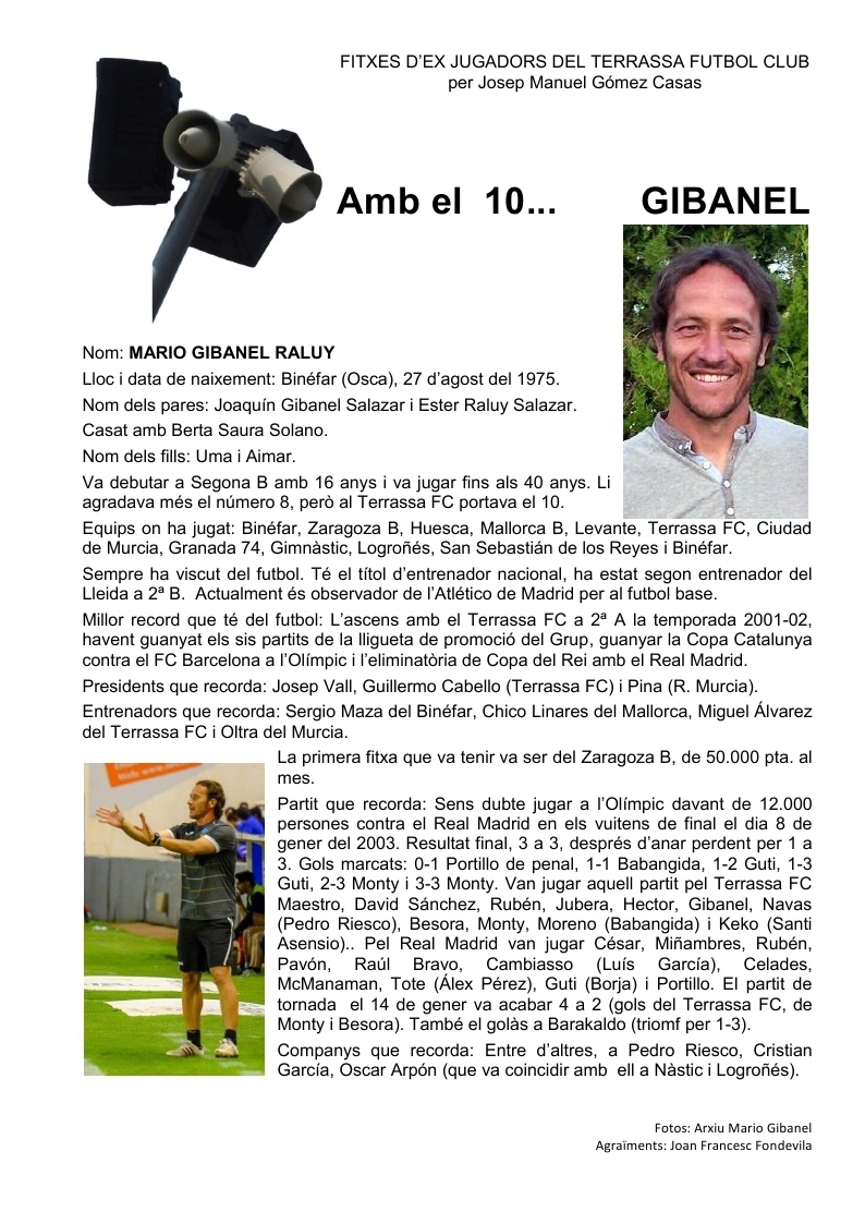 mario gibanel fitxa