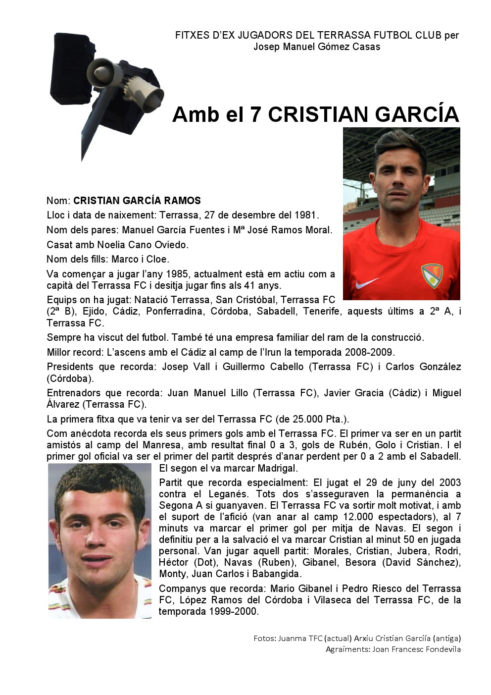 Fitxa Cristian Garcia Ramos