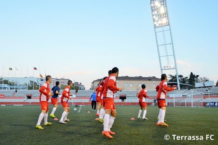 Youssef, &Aacute;lvaro i &Oacute;scar, jugadors del Terrassa FC B, participaran a la pretemporada del primer equip