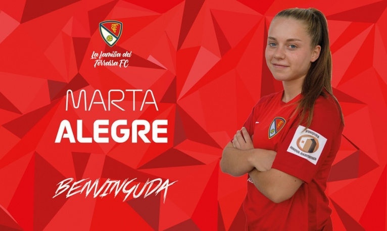 Alegre, nova jugadora del Terrassa FC femení