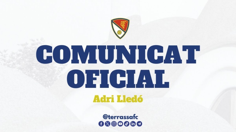 Comunicat oficial: Adri Lledó