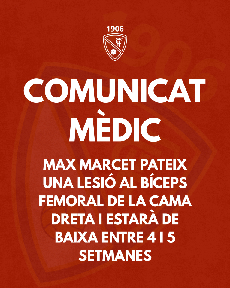 COMUNICAT M&Egrave;DIC: Max Marcet