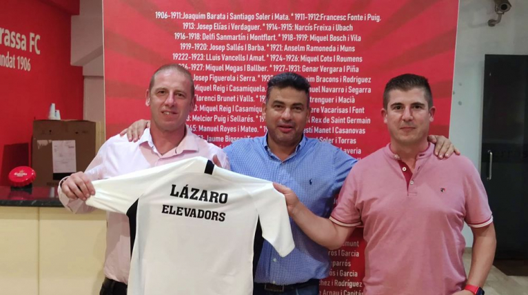 Elevadors Lázaro renova com a patrocinador oficial del Terrassa FC