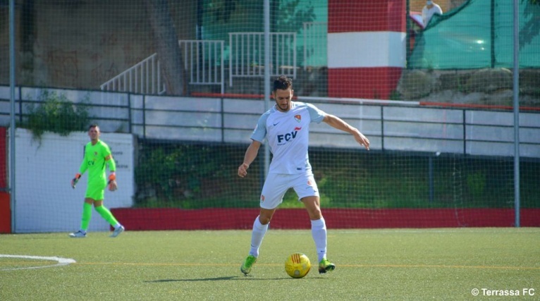 Àlex Fernández, amb 12 gols, ascendeix en la llista de golejadors del Terrassa FC
