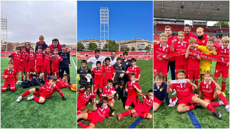 El futbol 7 del Terrassa FC tanca la primera volta amb tres equips l&iacute;ders