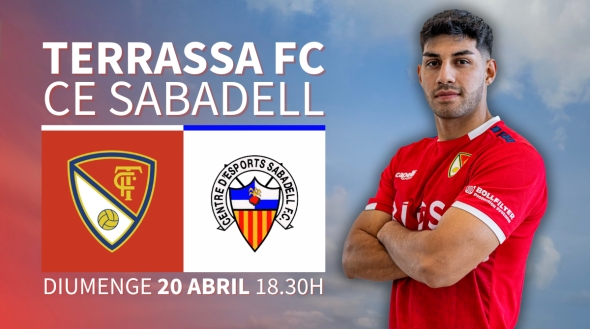 Contra el CE Sabadell, dues entrades anticipades a preu reduït per als socis del Terrassa FC