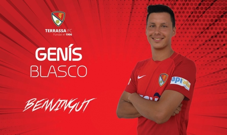 El lateral esquerre Genís, nou jugador terrassista