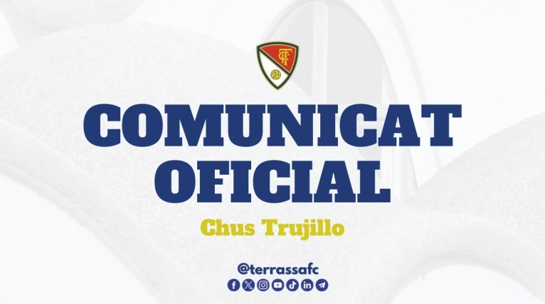 Comunicat oficial: Chus Trujillo, nou entrenador del Terrassa FC