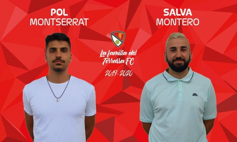 Pol Montserrat i Salva Montero, tècnics del primer equip del futbol sala del Terrassa FC