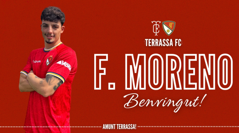 Fran Moreno, nou jugador del Terrassa FC