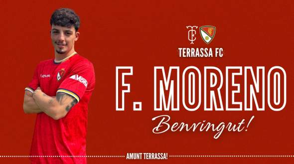 Fran Moreno, nou jugador del Terrassa FC