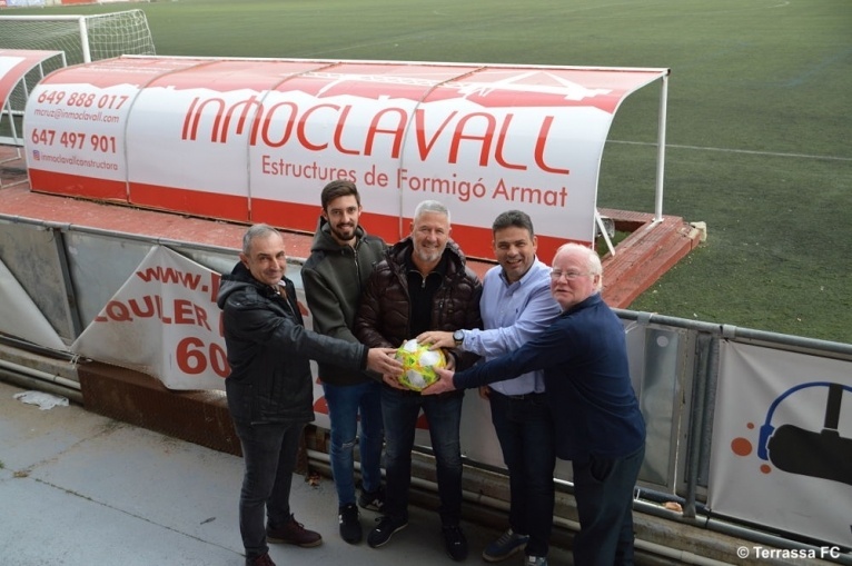 El Terrassa FC i Inmoclavall tanquen un nou acord de patrocini