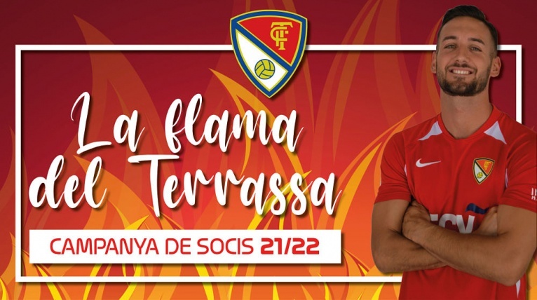 La campanya de socis 21/22 del Terrassa FC, en marxa!