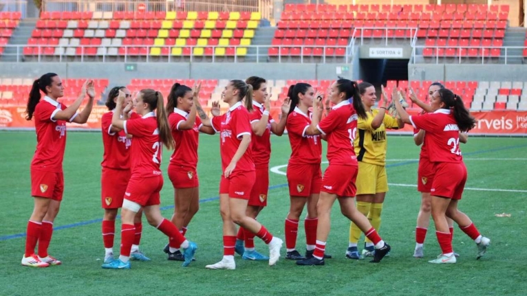 Triangular del Terrassa FC amb CF Pallejà  i CE Sabadell al Torneig d’Històrics femení