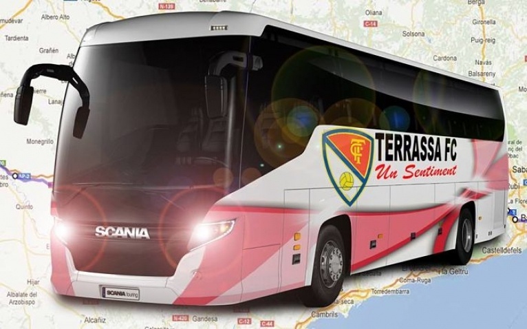 El Terrassa FC organitza un autocar gratuït fins al Prat per a tots els socis