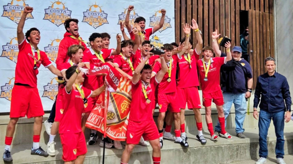 Gran balan&ccedil; dels tornejos de Setmana Santa del Terrassa FC: Costa Daurada Cup, Mare Nostrum Cup, Villarreal Cup i Swit Cup