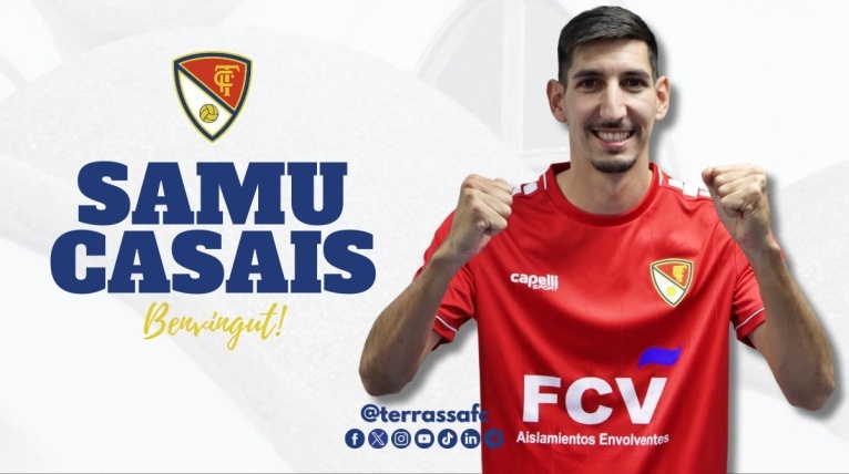 Comunicat oficial: Samu Casais, nou jugador del Terrassa FC