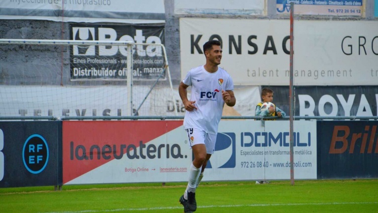 Aythami avança al rànquing de màxims golejadors del Terrassa FC