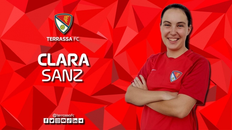 El Terrassa FC fitxa la migcampista rubinenca Clara Sanz