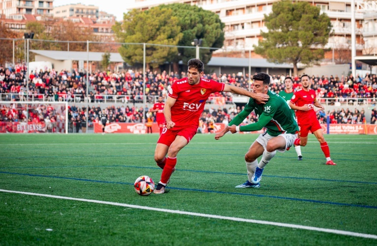 Derrota per la m&iacute;nima (0-1) d'un gran Terrassa FC contra l'Alav&eacute;s a l'Estadi Ol&iacute;mpic