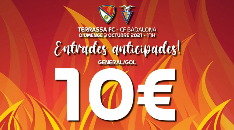 Ja a la venda les últimes 400 entrades del Terrassa FC-CF Badalona d&#039;aquest diumenge