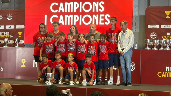 El S9 A, reconegut a la Nit dels Campions de la FCF