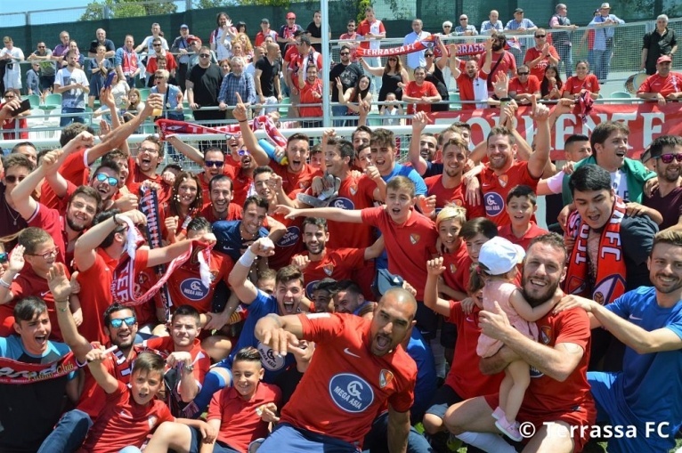 El Terrassa FC guanya a Cerdanyola (0-2) i jugarà els play-off d’ascens a Segona B