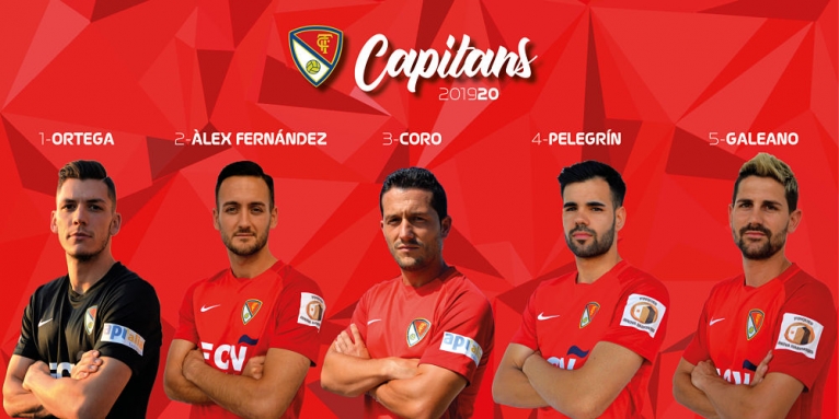 Ells són els cinc capitans del Terrassa FC 19/20!