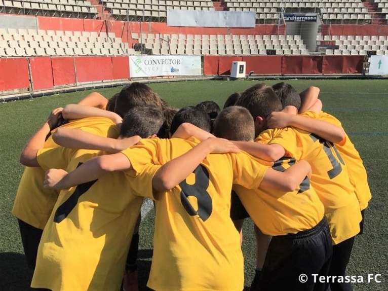 5 equips del futbol base del Terrassa FC, a un pas de ser campions i ascendir