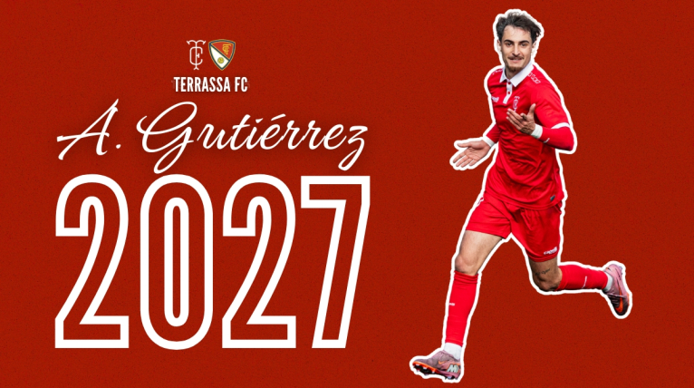 Guti renova amb el Terrassa i portar&agrave; el 9 la propera temporada