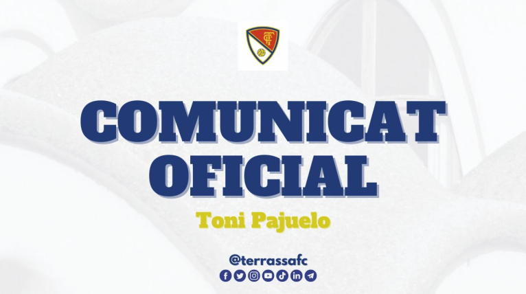L’egarenc Toni Pajuelo, preparador físic del Terrassa FC 23/24