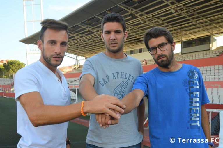 Guillem Farré, Àlex Aznar i Pol López s’incorporen a l’organigrama del futbol base del Terrassa FC