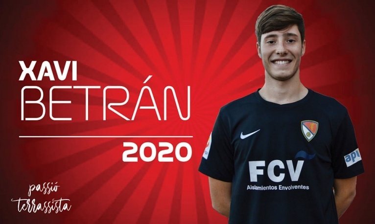 El porter Xavi Betrán firma contracte amb el Terrassa FC fins al 2020