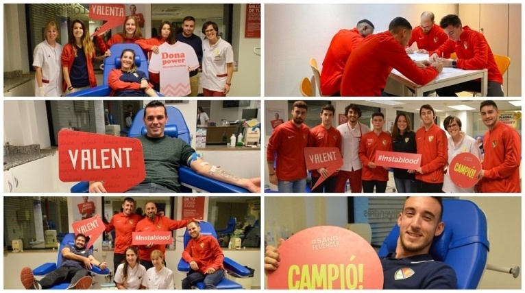 La campanya “El Terrassa FC es converteix en #Sangfluencer&quot; tanca amb 177 donacions de sang