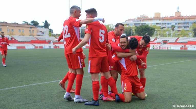 Àlex Fernández, amb 17 gols, augmenta la cotització al rànquing de golejadors del Terrassa FC
