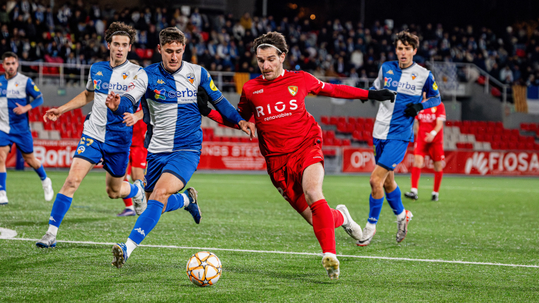 Derrota per la mínima (1-2) del Terrassa FC contra el CE Sabadell als vuitens de final de la Copa Catalunya