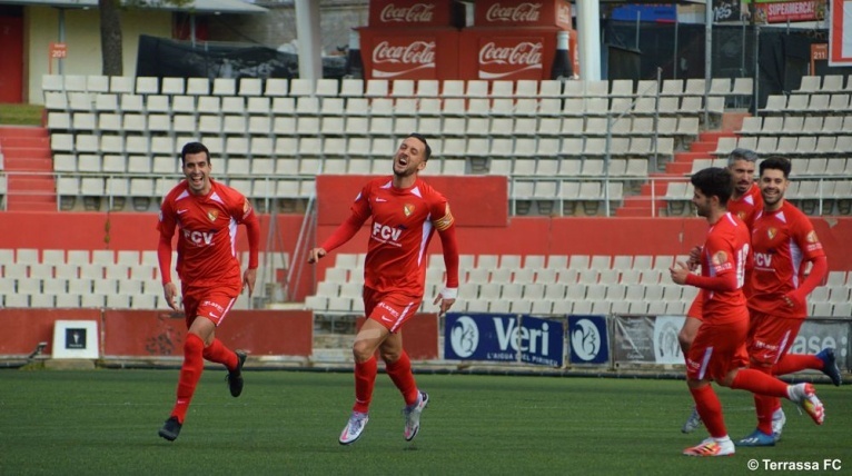 Àlex Fernández, amb 14 gols, entra al rànquing de golejadors del Terrassa FC a la Lliga i ascendeix en el global