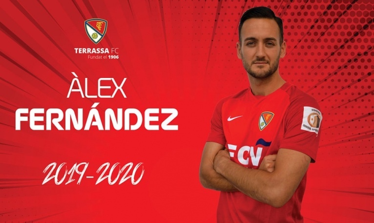 Àlex Fernández renova i encadenarà quatre temporades seguides al Terrassa FC