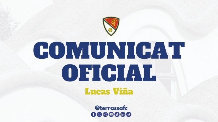 El Terrassa FC i Lucas Viña separen els seus camins