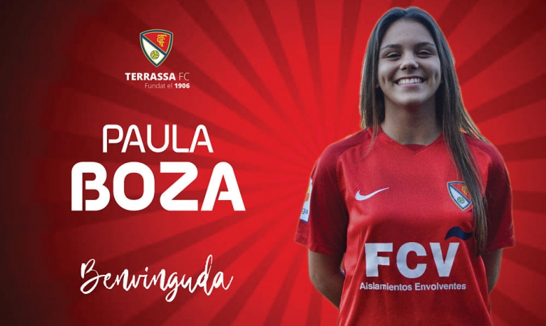 La davantera Paula Boza, primer fitxatge del Terrassa FC femení 18/19